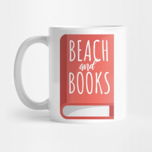 Bookworm beach and books Mug